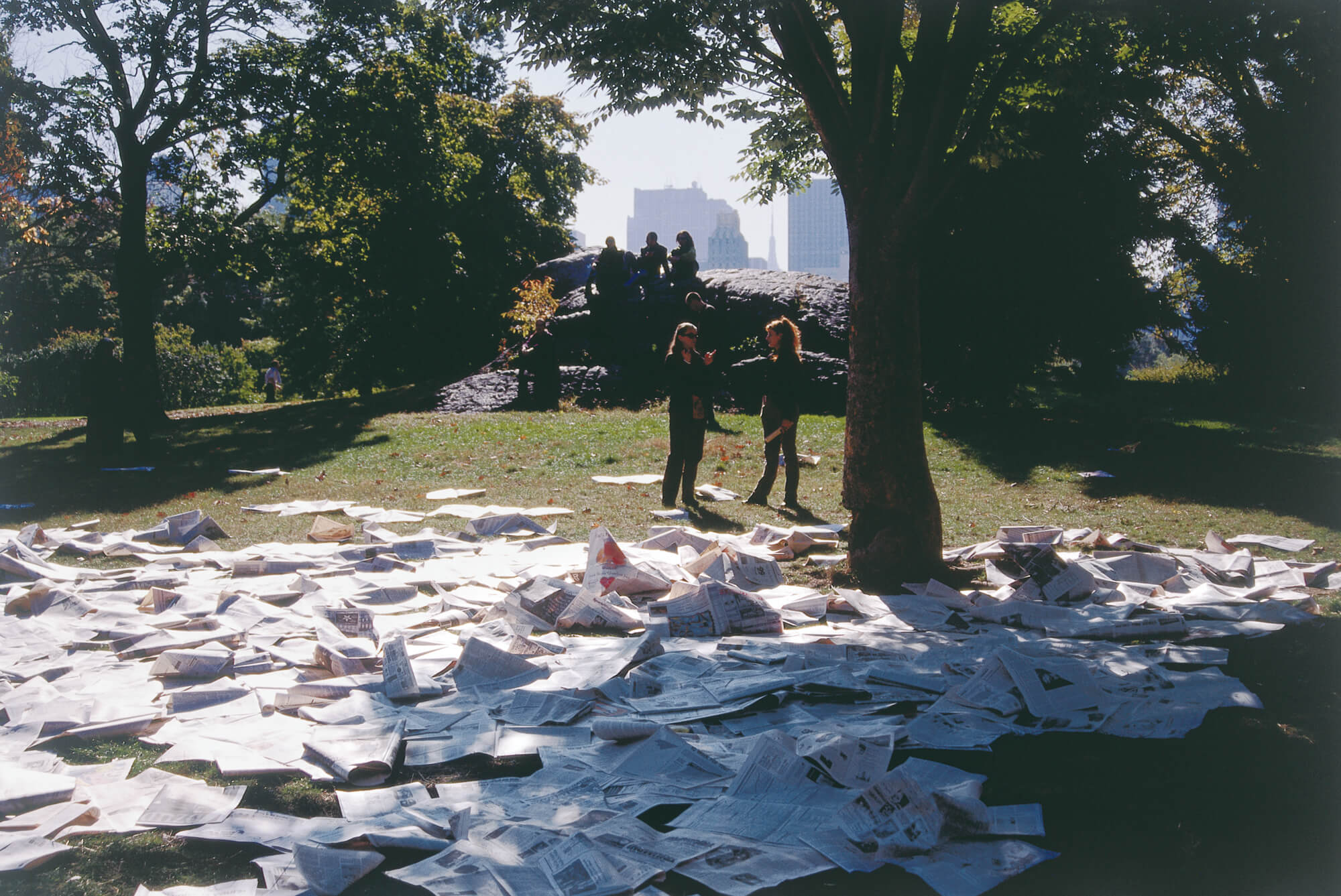 The Exhibition of the Local Newspapers, Central Park, New York, 1997
