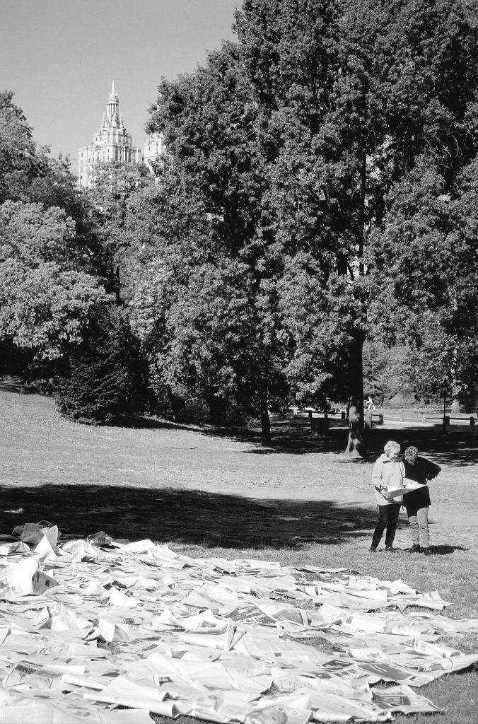 The Exhibition of the Local Newspapers, Central Park, New York, 1997