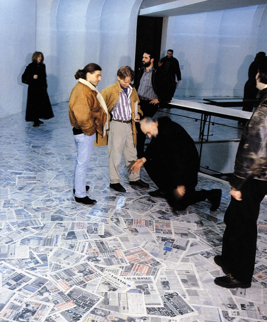 The Exhibition of the Local Newspapers, PM Galerija, Zagreb, 1991