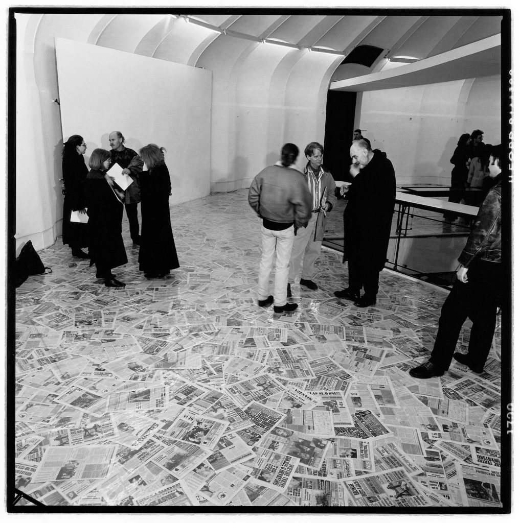 The Exhibition of the Local Newspapers, PM Galerija, Zagreb, 1991