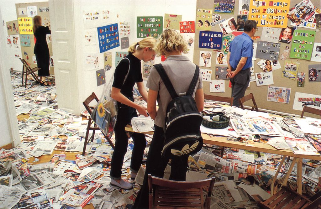 ‘Indoctrination’, Museum of Contemporary Art, Zagreb, 2000